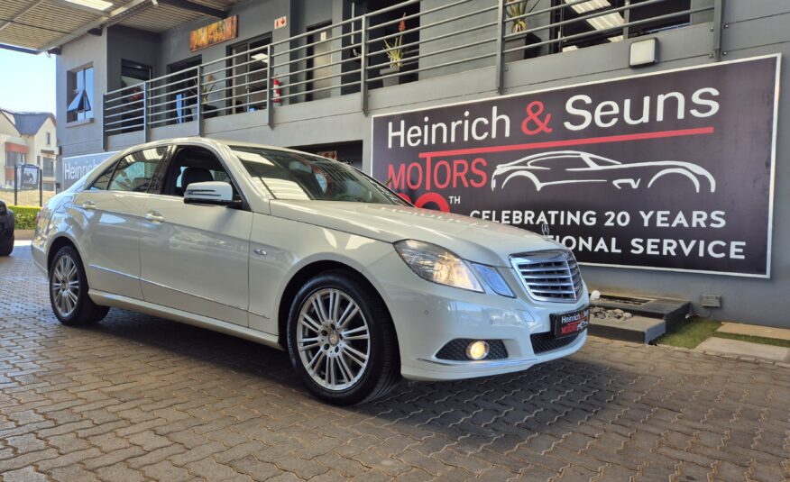 Mercedes-Benz E-Class E200CGI Elegance